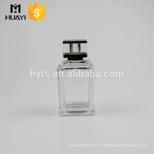 Bouteille de parfum de verre vide de cube carré de 100ml à vendre